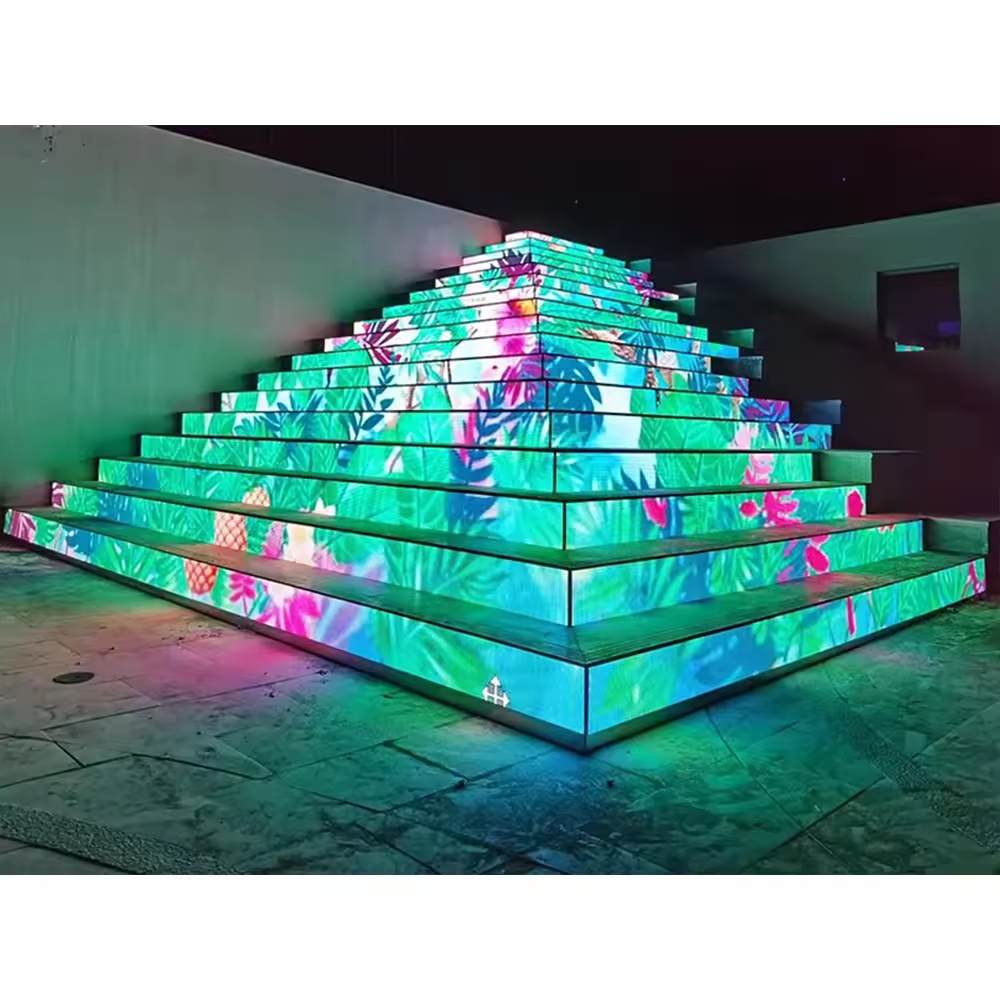 staircase led screen